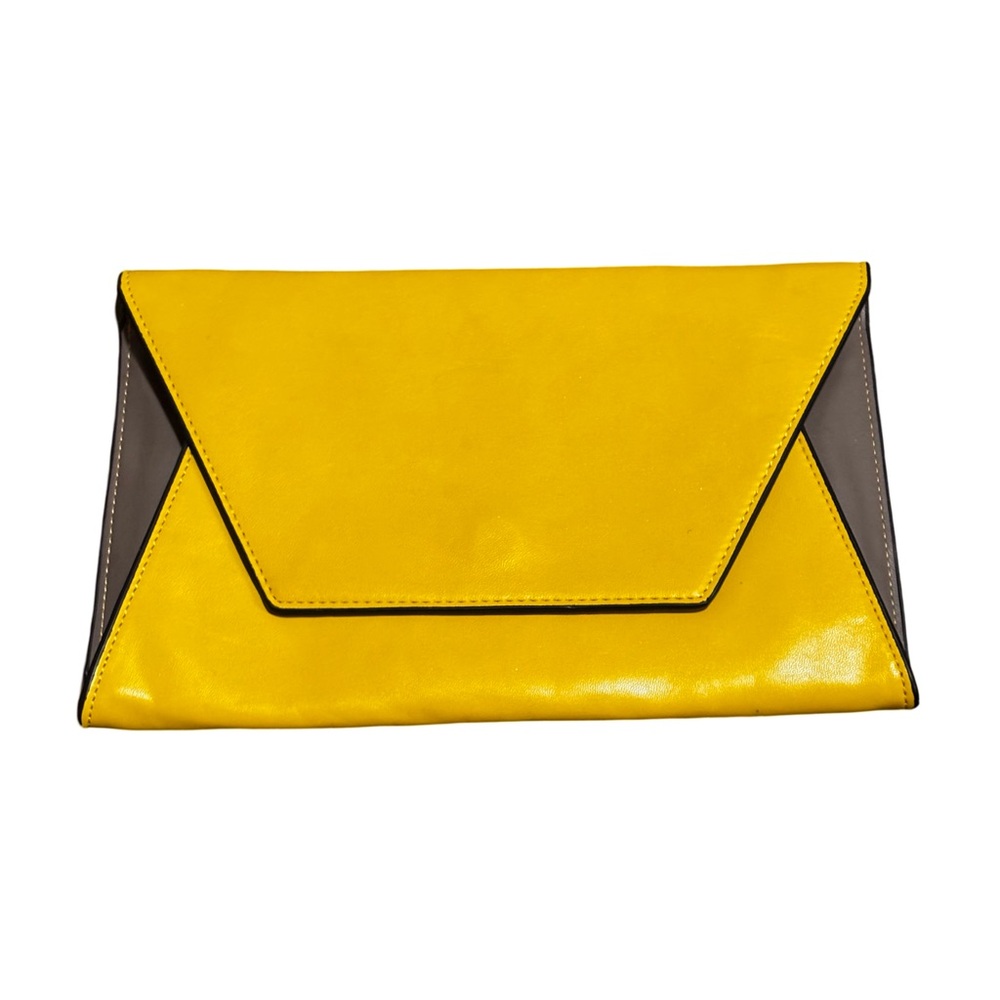 Zara Trafaluc Yellow Envelope Clutch